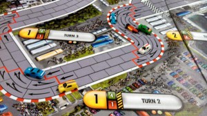 I'm the car in yellow (what isn't shown is me later taking a turn too fast and crashing)