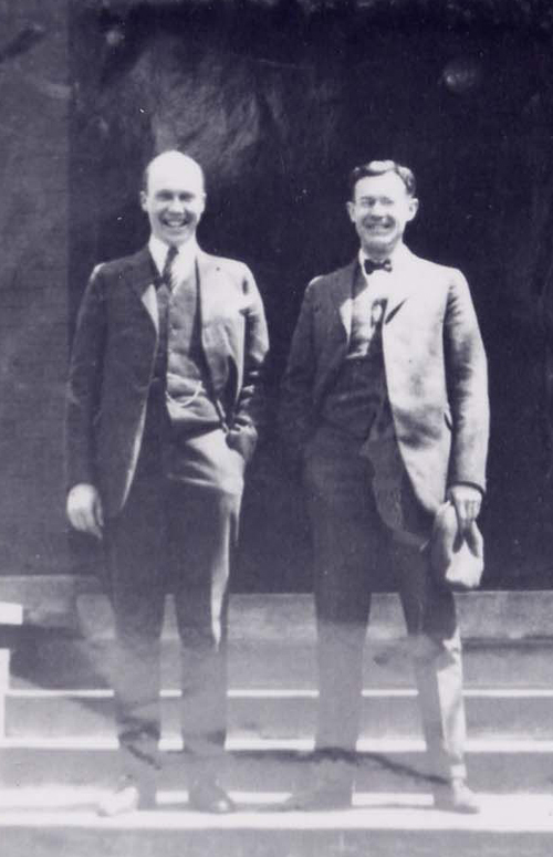 George Kendall and his good friend Insley Osborne [W1906] 