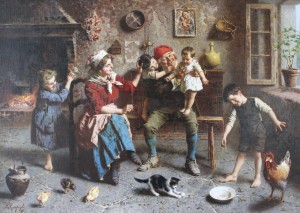 Zampighi Peasant Family_