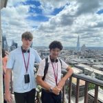 Matthew Jessup ’23 & I at the top of St. Pauls Cathedral