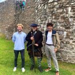 Max Fricke ’23 & I in Scotland at Urquhart castle