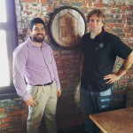 Marco and Dave strike a pose at Triton Brewery