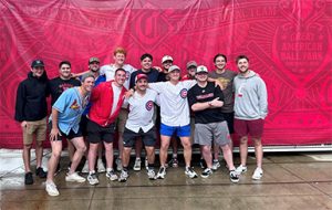 Professor Eric Dunaway and his freshman tutorial students